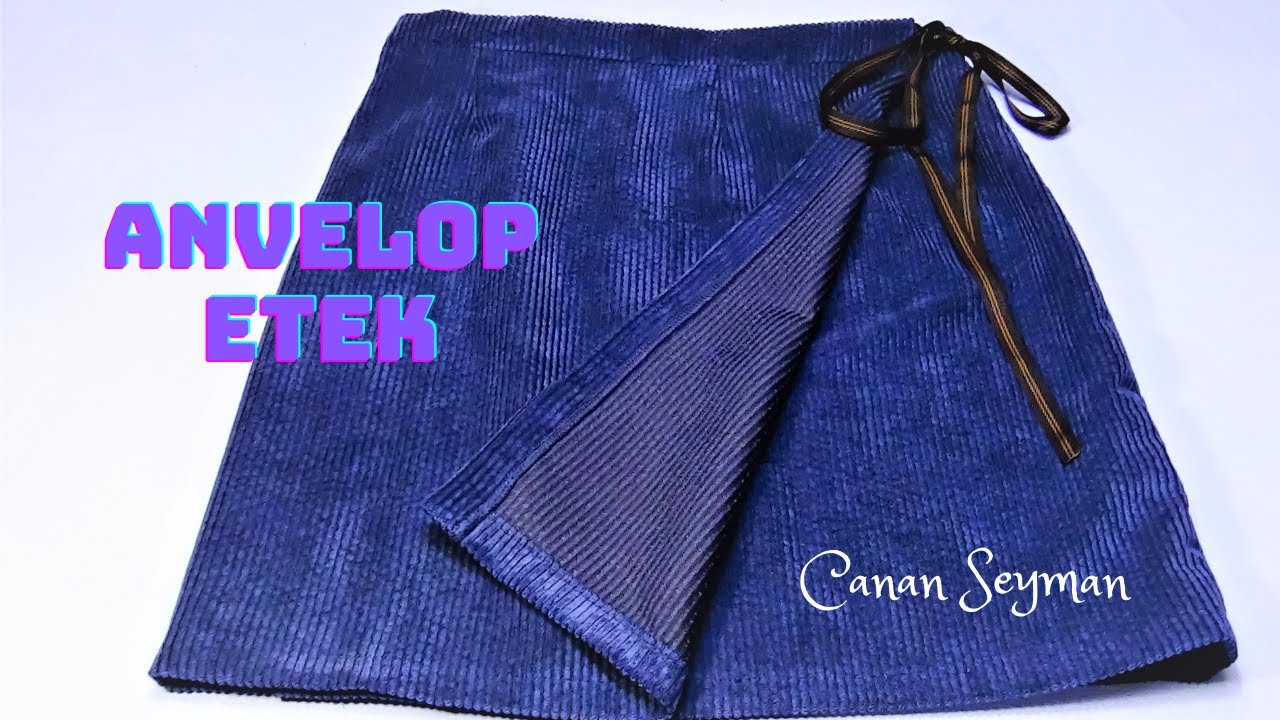 DİY. Anvelop etek. Wrap skirt.