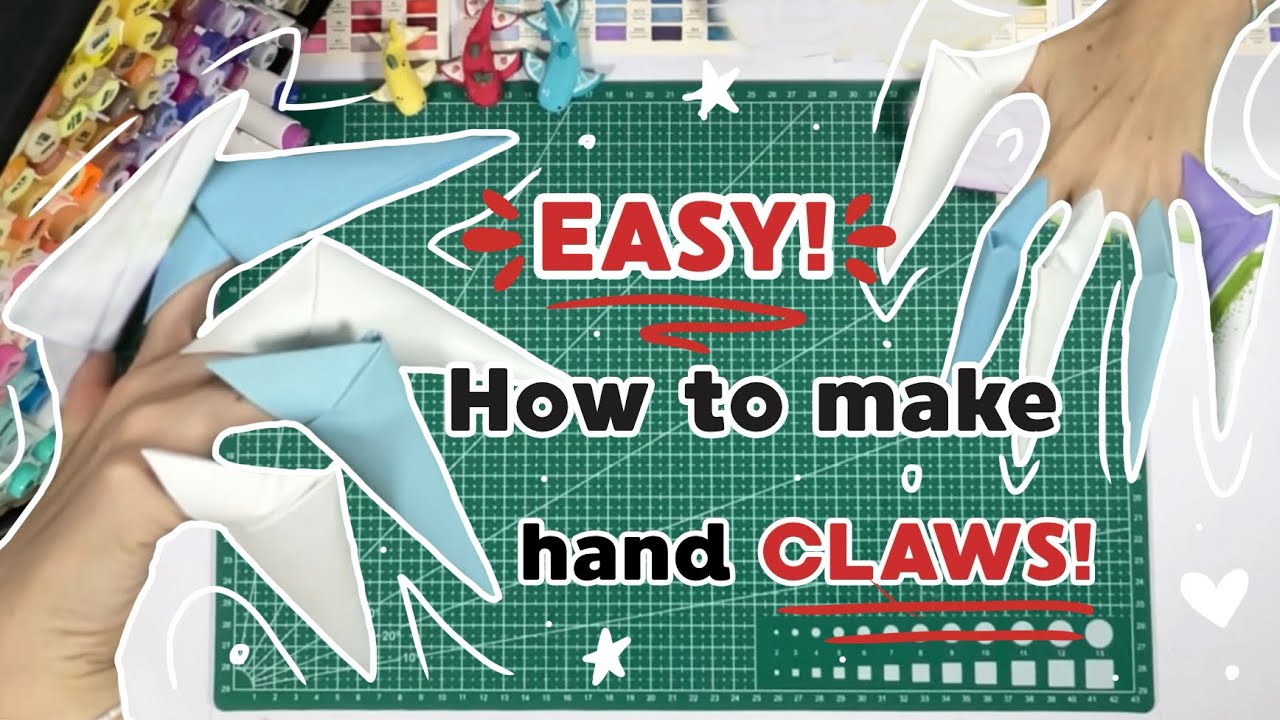 How to make paper CLAWS! || SO EASY!