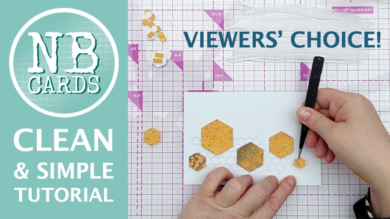 More Adaptation Ideas! A Clean and Simple Hexagon Card Tutorial [2024/21]