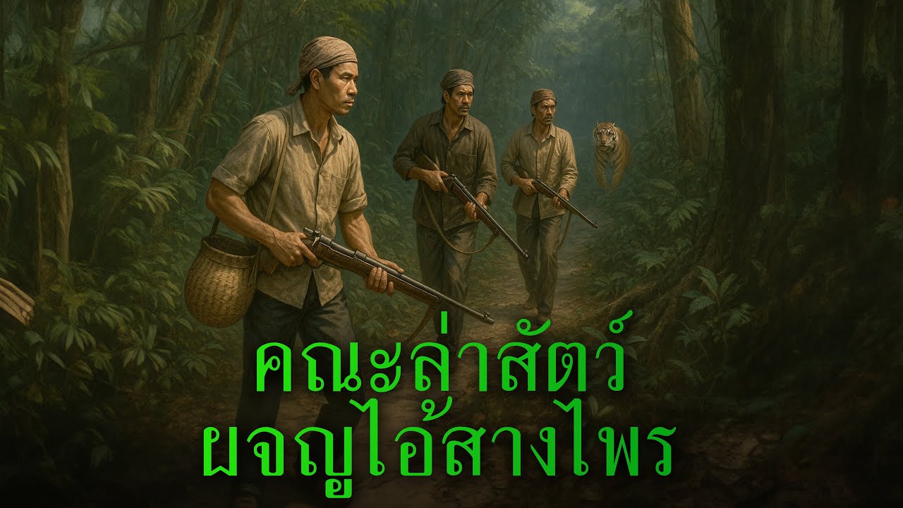 (ตอนเดียวจบ)  คณะล่าสัตว์ ผจญไอ้สางไพร l เรื่องเล่ารอบกองไฟ