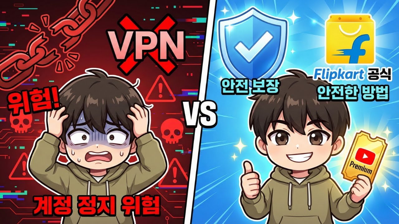유튜브 프리미엄 우회 막힘 해결! VPN 없이 싸게 결제하는 공식 루트 [계정 정지 걱정 끝]