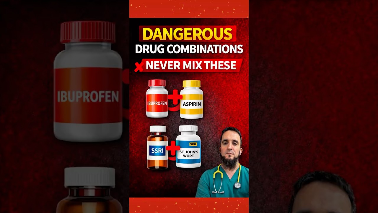 Doctor: Never Mix These Medicines (Dangerous Drug Combinations) 