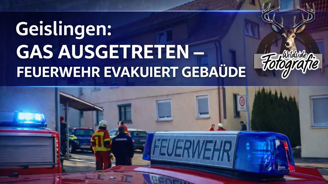 Geislingen: Gas ausgetreten &ndash; Feuerwehr evakuiert Geb&auml;ude
