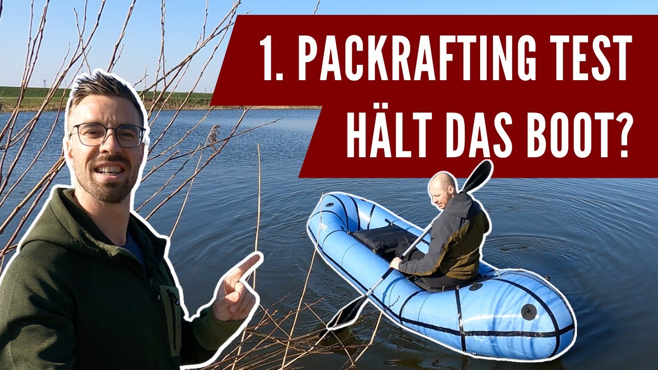 Unterwegs im RUCKSACKBOOT 🚣🏽 erster Packrafting-Test mit dem Anfibio Omega C2