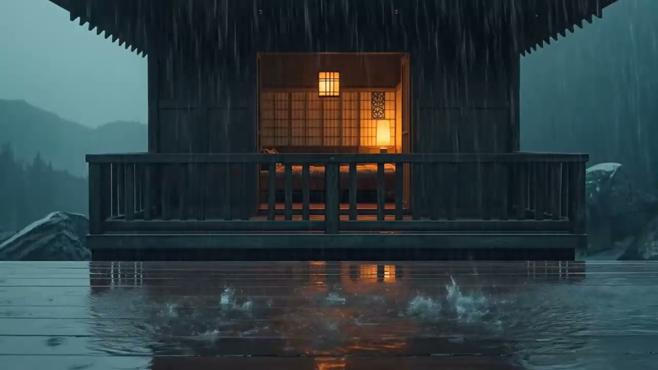 Deep Sleep Music - Fall Into Sleep Instantly with Rain Sounds Falling In the Forest - Reduce Stress