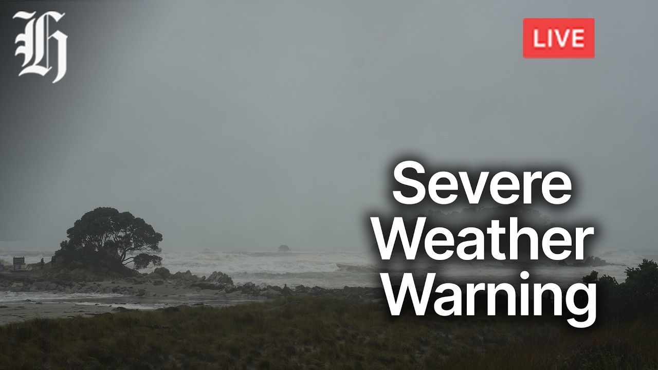 NZ Herald Live: Обновленная информация о циклоне Ваяну с участием Марка Митчелла и мэра Окленда У...