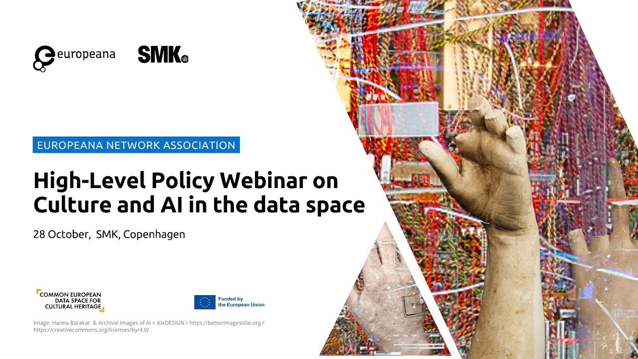 High Level Policy Webinar on Culture and AI in the data space