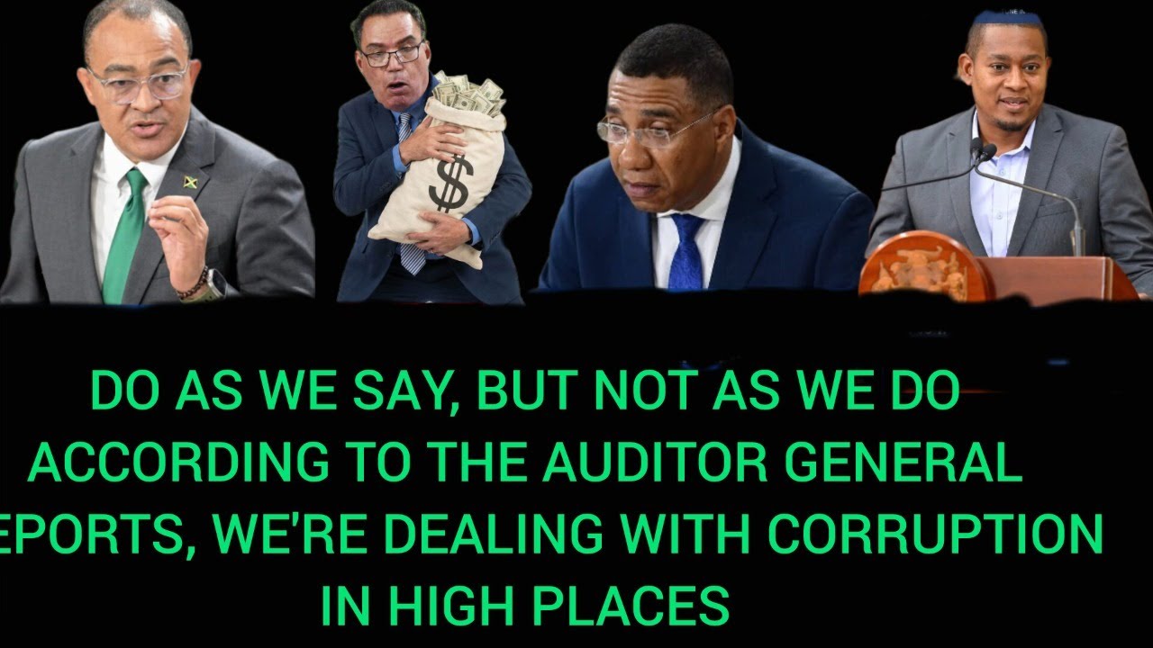 Do as we say, but not as we do! We're dealing with Corruption in High Places!