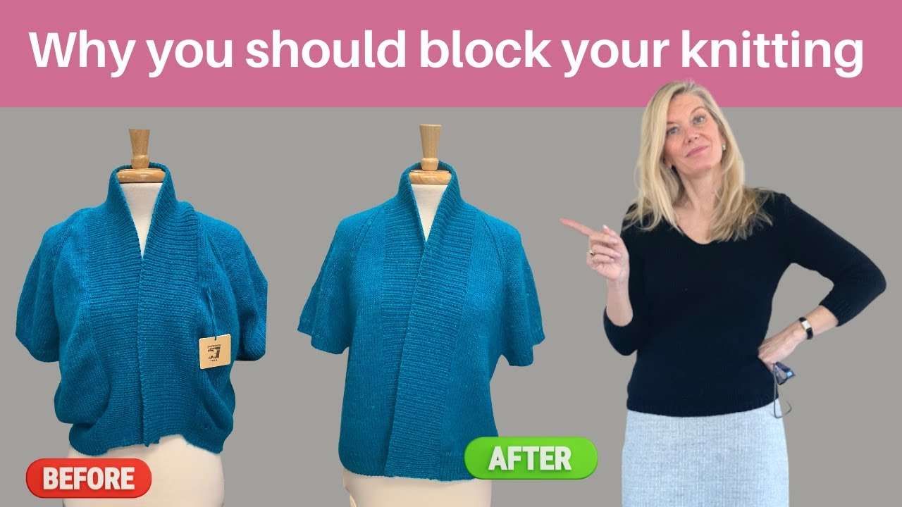 Why you should block your knitting
