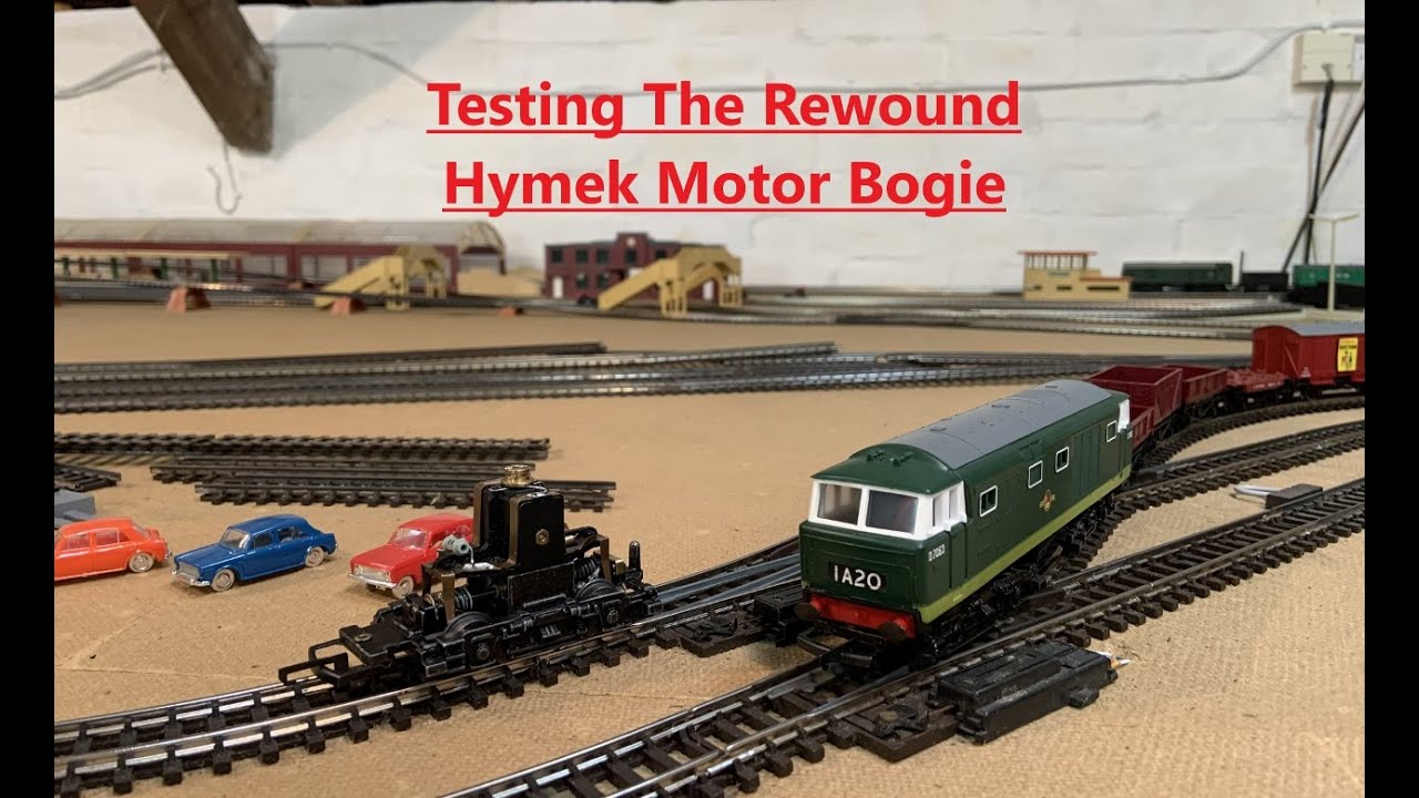 Running The Rewound X 410 Armature Motor Bogie In The Late 1960's R.758 Hymek. How Will It Perform?