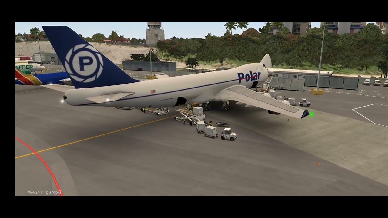 BOEING ✈️ B744F 🛫 Polar Air 🛩 Princess Juliana International Airport 🛬 (SXM) 💺 World of Airports 🌎