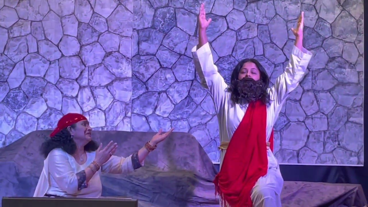 Musical drama - The sin of the heart. Jesus and the sinful woman.