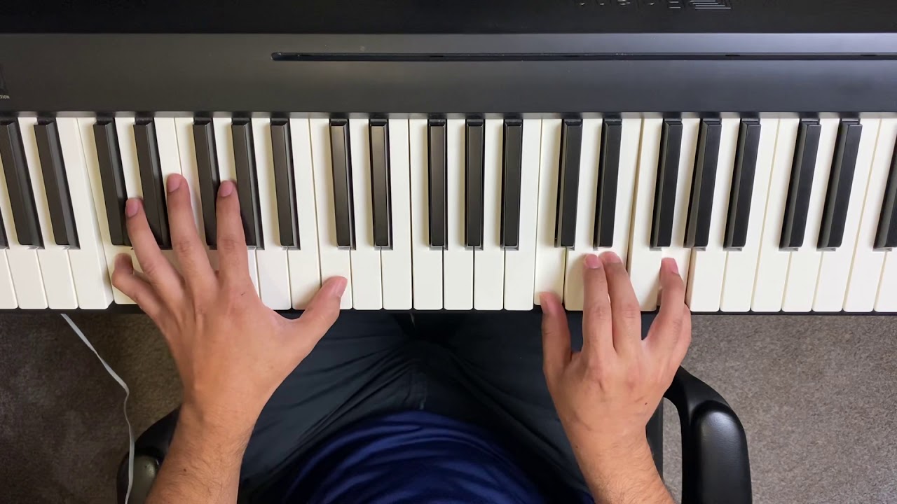 Como tocar Dios bienvenido a este lugar en piano 🎹