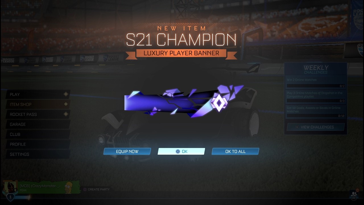 I GOT MY SEASON 21 REWARDS!!