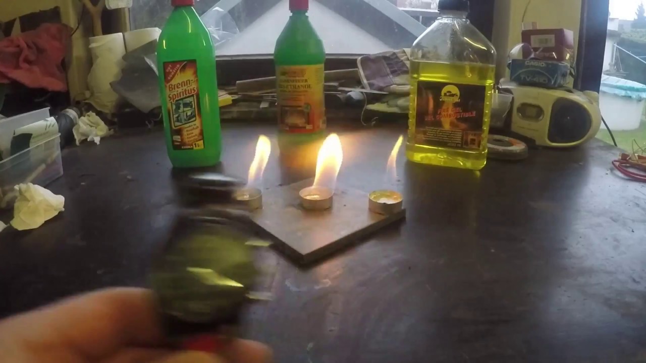 Spiritus , Ethanol oder Brennpaste ???
