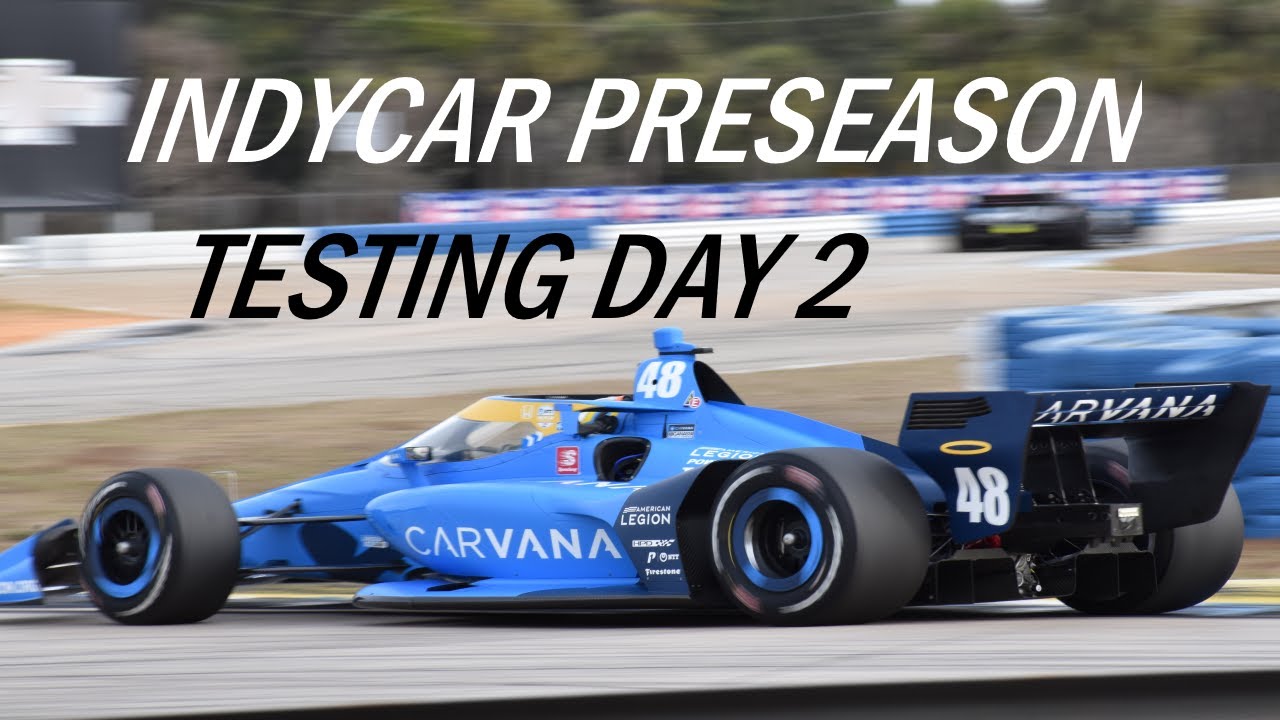 Indycar Preseason Sebring Testing Group 2