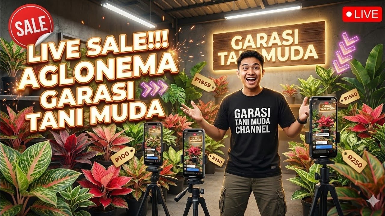 LIVE SALE AGLONEMA GARASI TANI MUDA