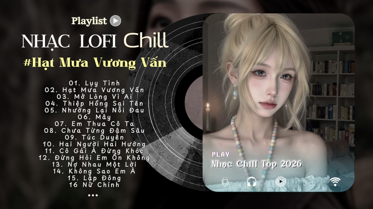 Nhạc Chill TikTok 2026 ♬ Hạt Mưa Vương Vấn Anh Giờ Này Đang Nơi Đâu♬Nhạc Lofi Chill Top XH 2026-Lofi