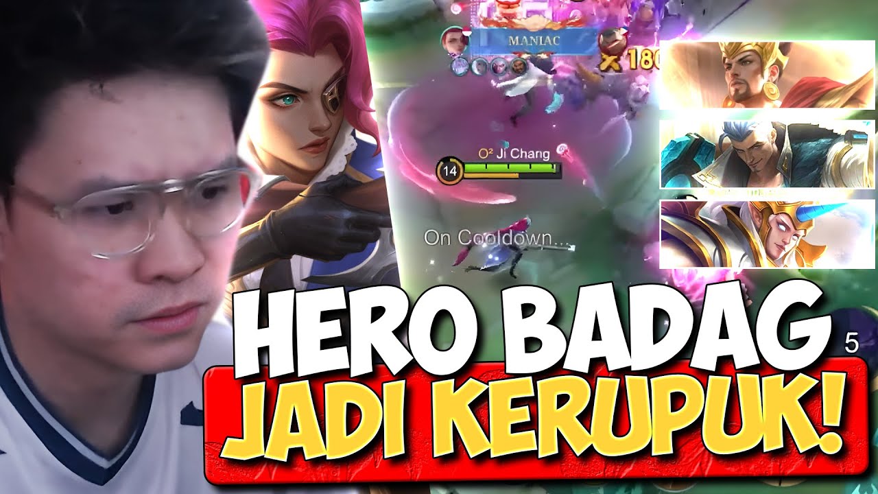 KITA BIKIN KERUPUK INI HERO HERO MUSUH DENGAN LESLEY 2 HIT !! - Mobile Legends