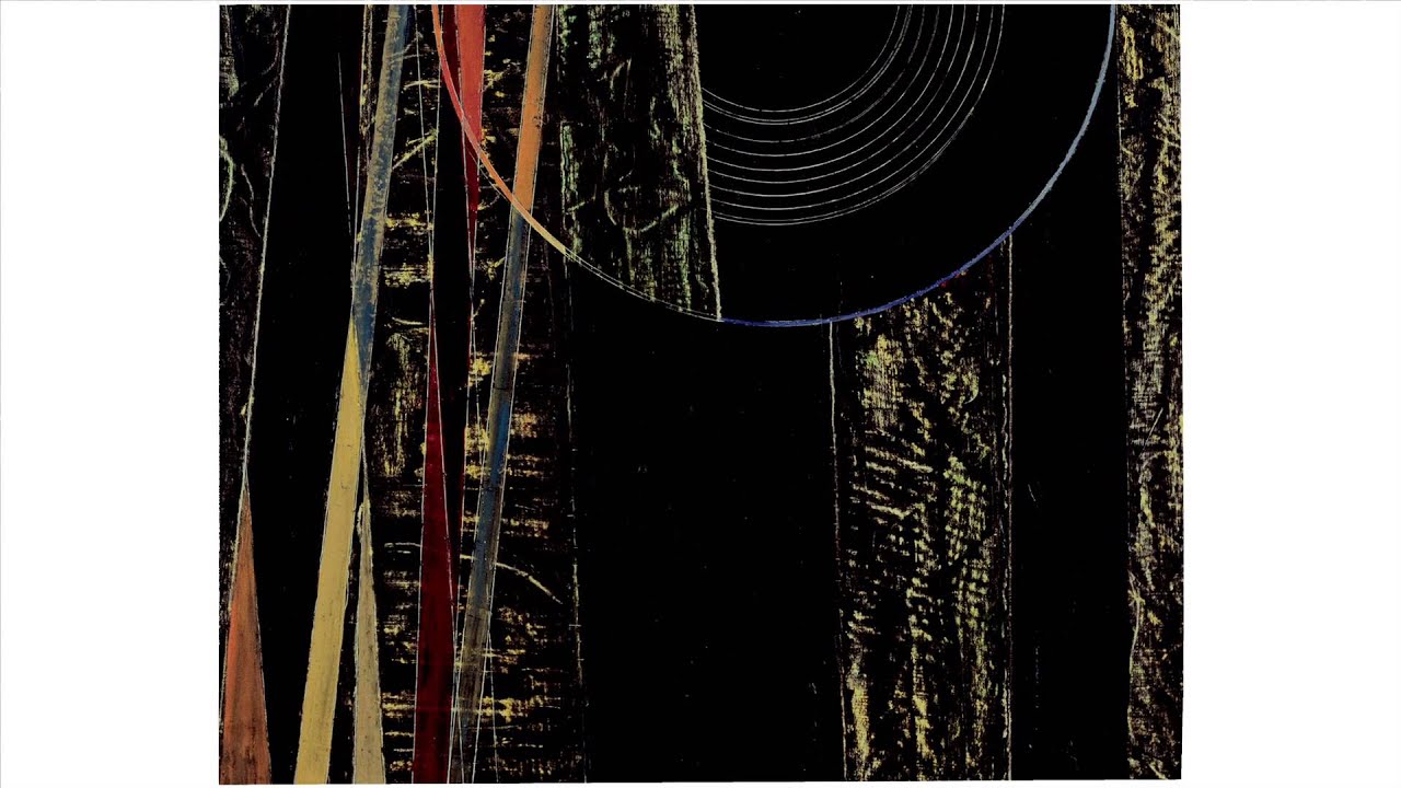 Max Ernst, Forêt et soleil (Paysage de nuit), 1928