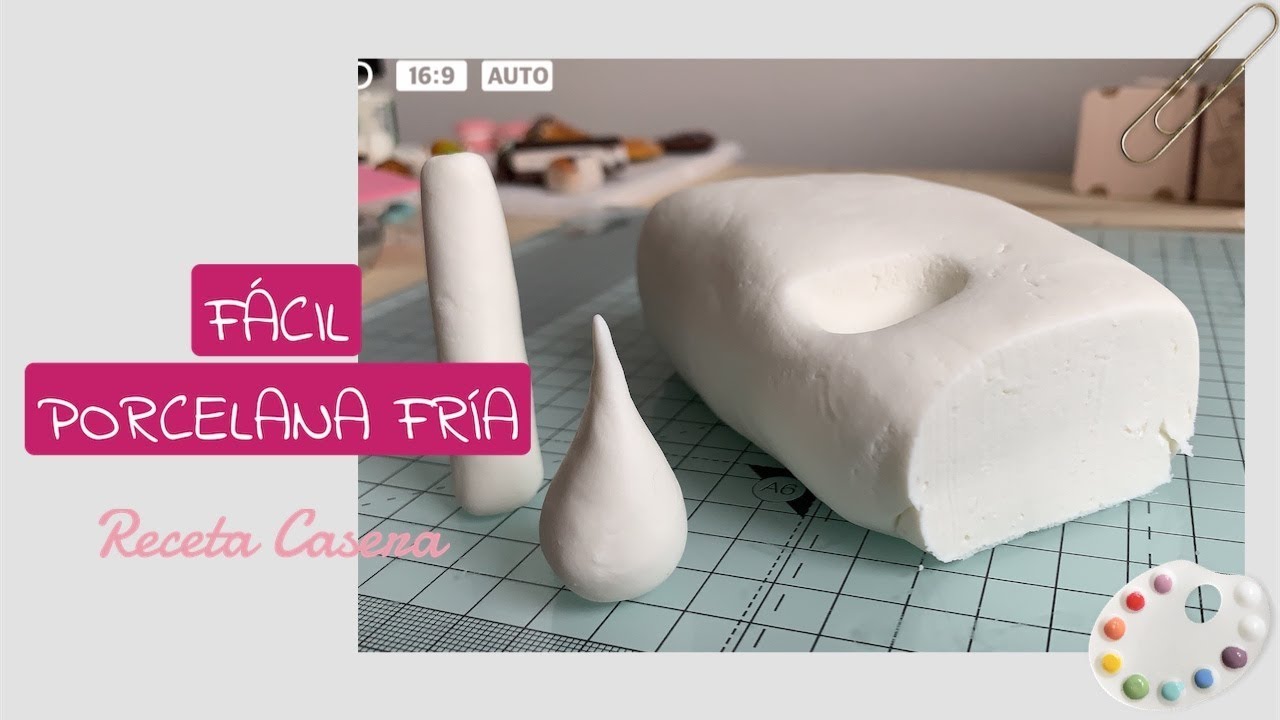 COMO HACER PORCELANA FRÍA ? FÁCIL RECETA CASERA