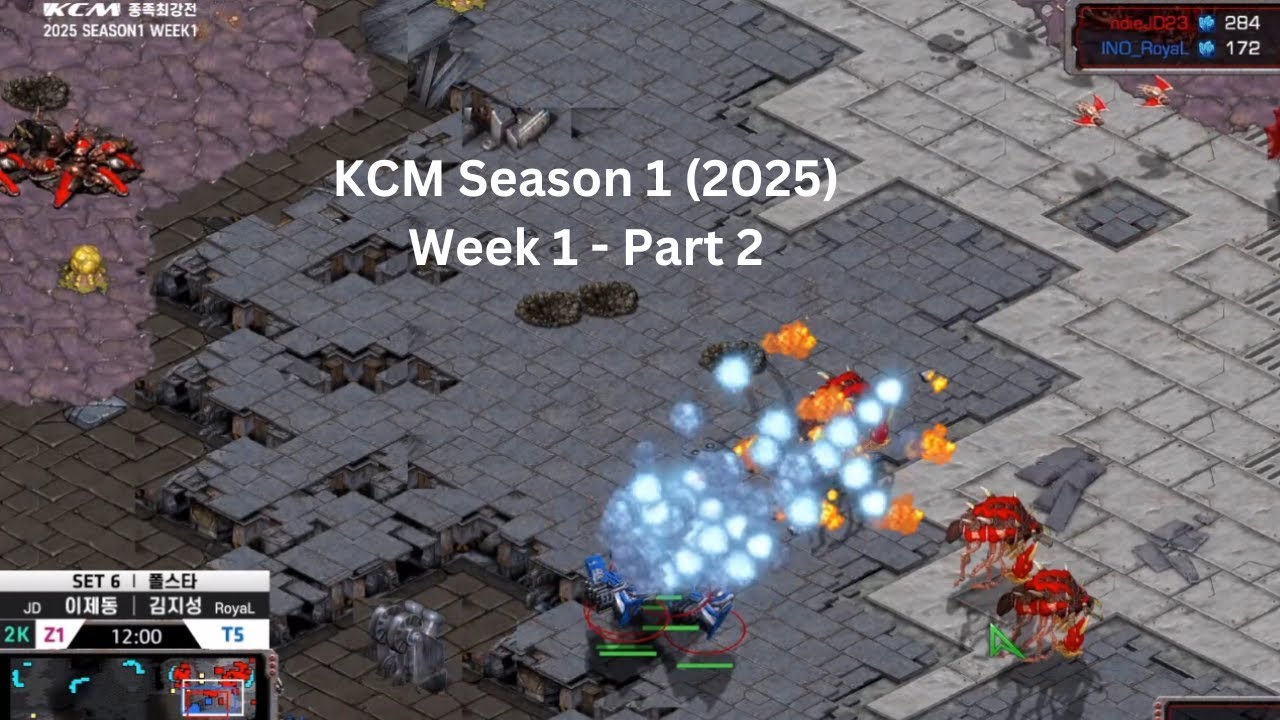 [Starcraft] Bình luận KCM Season 1 2025 Week 1 (Part 2)