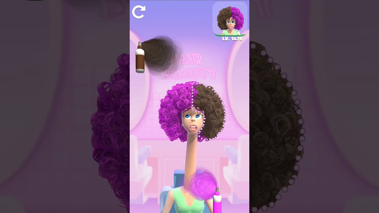 Amazing 🤩 Merging Haircuts to Make the Perfect Style! level 56 #gaming