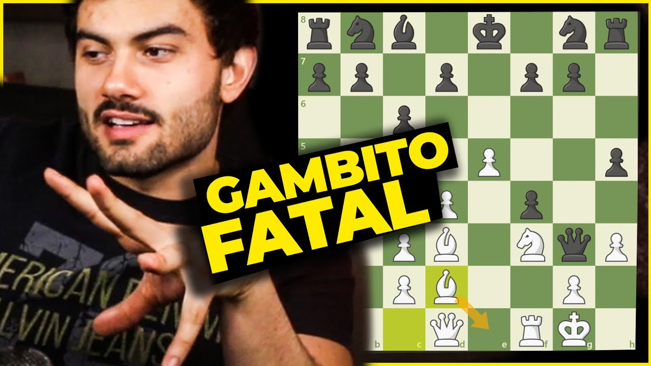 O gambito do rei faz mais uma vítima!!! Partidas Explicativas