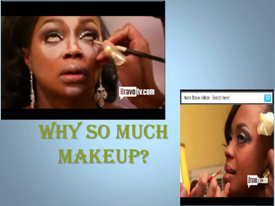 phaedra parks why ?? do you wear so much fucking makeup