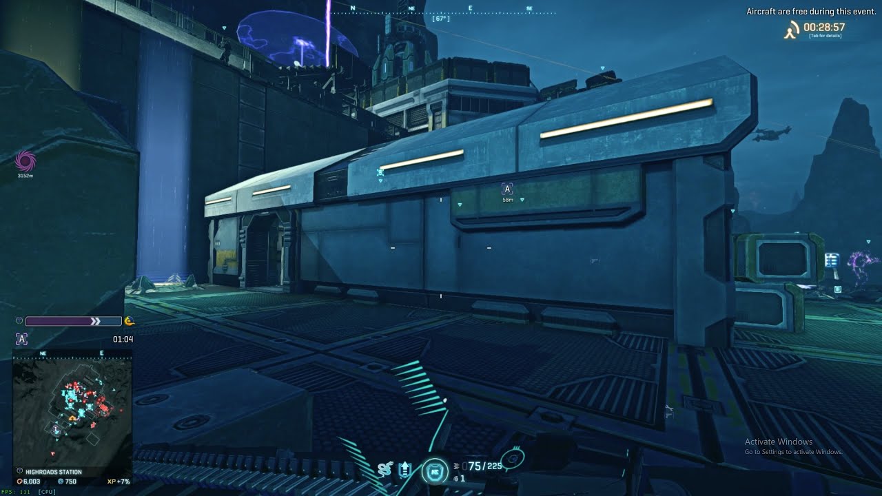 PlanetSide 2 - Highroads station