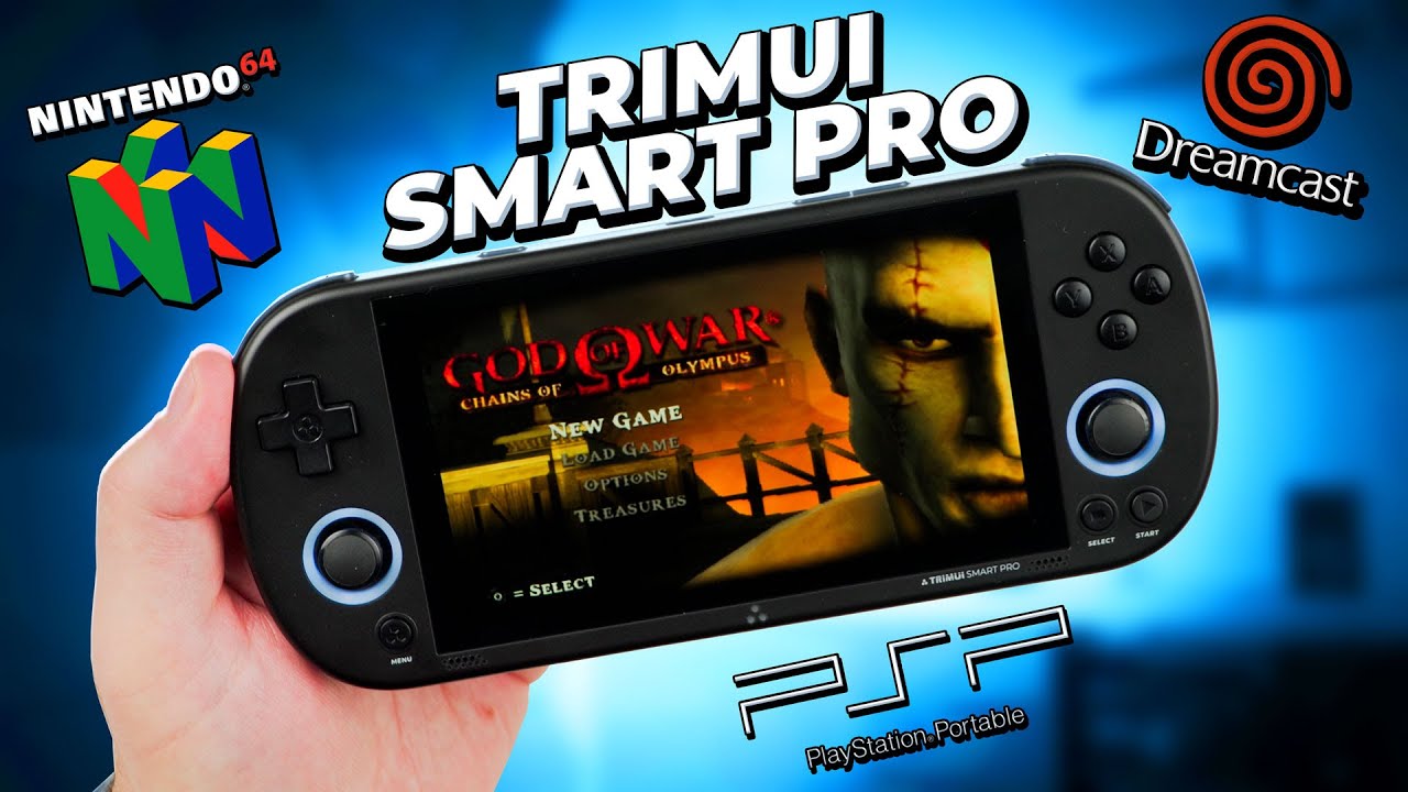 Novo CONSOLE PORTÁTIL BARATO que Roda PSP, N64, e Dreamcast - Trimui Smart Pro