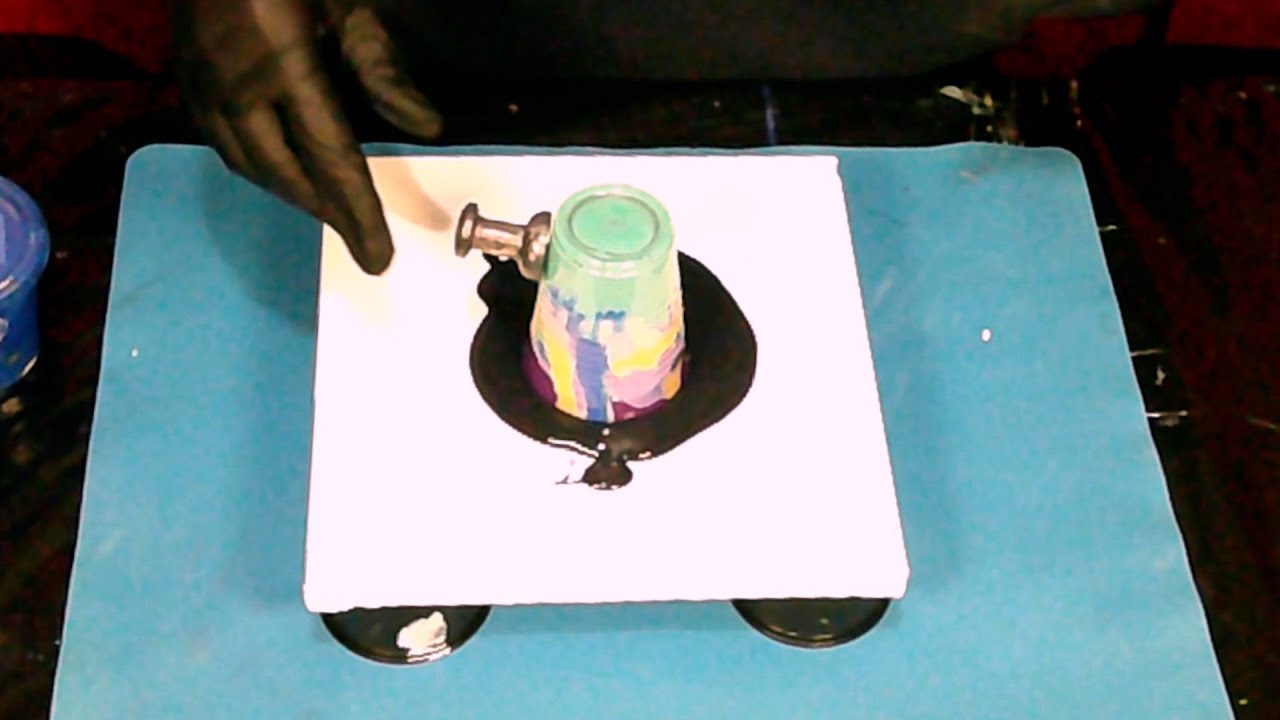 #90 - Blues Purples Gold Grenade Pour