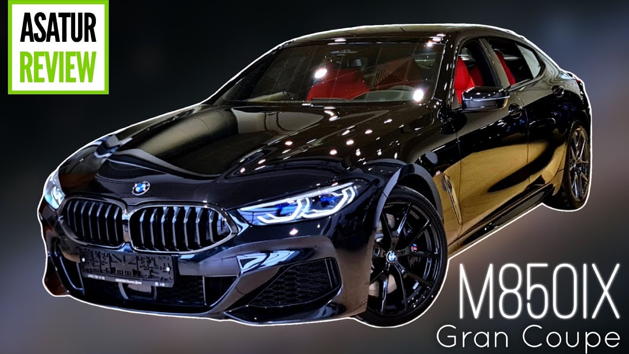 🇩🇪 Обзор BMW M850ix G16 GС Black Sapphire Fiona Red / БМВ М850 ГК Черный Сапфир/Красный Фиона 2022