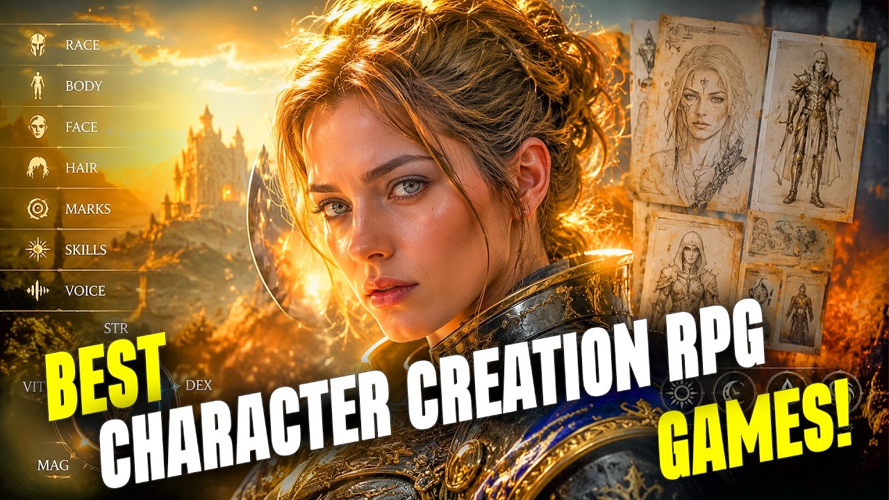 Top 14 Best Character Creation Systems in RPGs - Must Play!