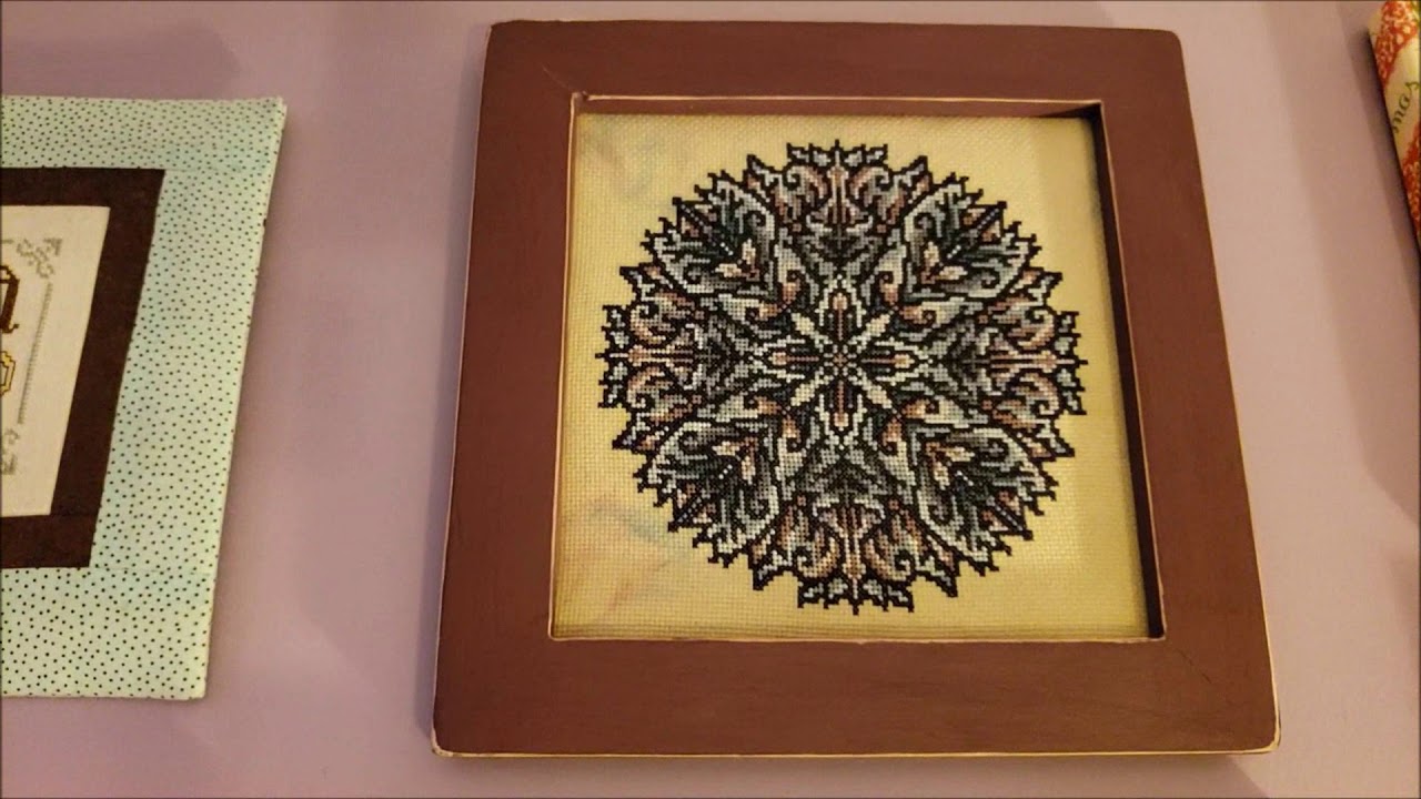 Tour of my cross stitch and diamond painting finishes!