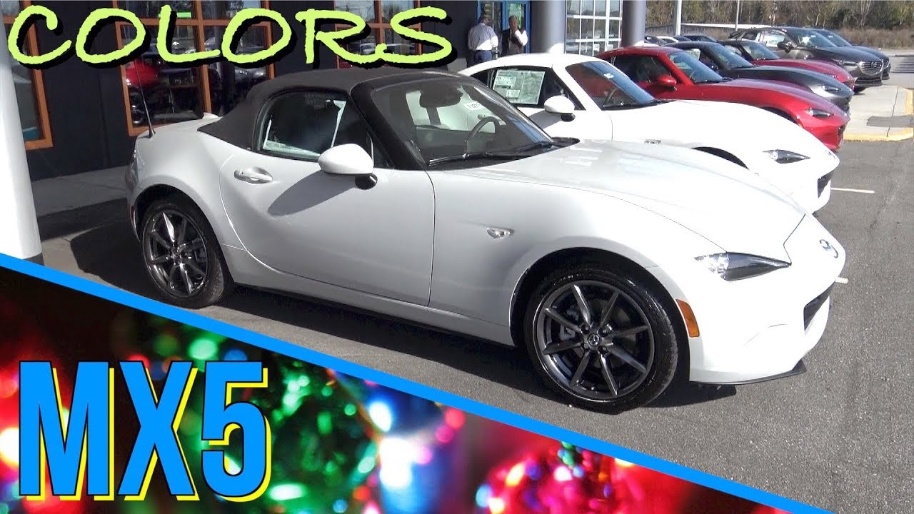 🔴 NEW 2017 / 2018 MAZDA MX5 & RF - Exterior Colors Review