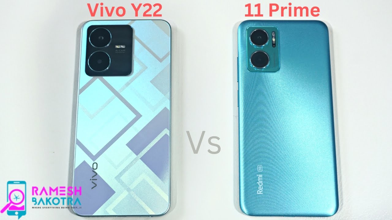 Vivo Y22 vs Redmi 11 Prime 5g Speed test and Camera Comparison