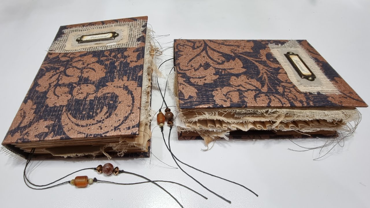 Flip throughs of Wallpaper Covered Journals 3 & 4 (of 8)