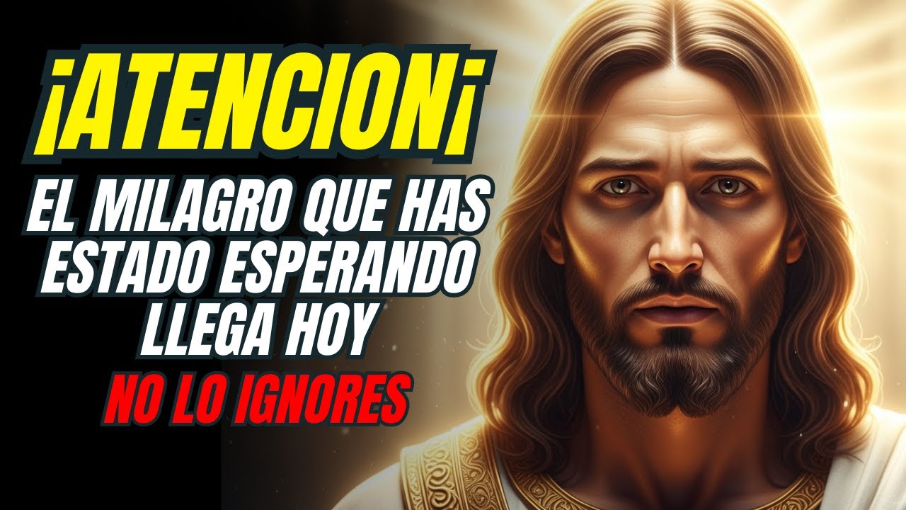 ¡URGENTE! Jesús te habla hoy: tu milagro puede manifestarse ahora