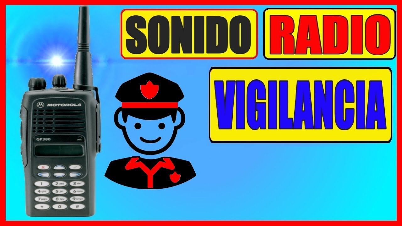 📣 RADIO de COMUNICACION Sonido / Sonido de PERSONAS HABLANDO por RADIO