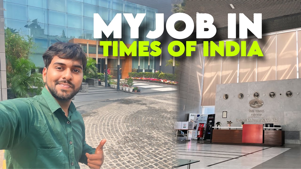 MY JOB IN TIMES OF INDIA |