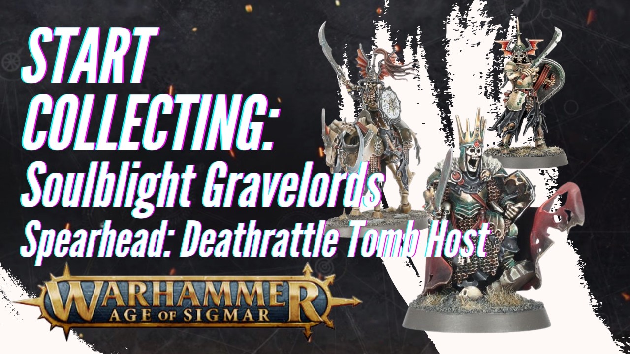 Начните собирать Age of Sigmar: Soulblight Gravelords - Deathrattle Tomb Host Spearhead