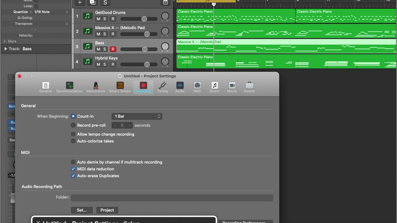 Logic Pro For the Blind -- Mixing, panning, compression! Let's use the Inspector!