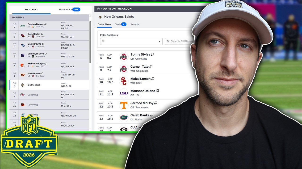 Sonny Styles and Jeremiyah Love BREAK the Draft | Post-Combine Mock Draft | James Skrmetta Reacts
