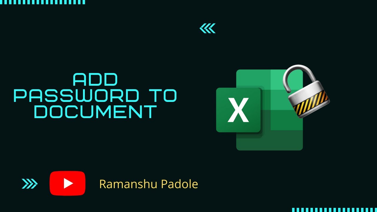 How To Add Password To Excel/Powerpoint/Word Files
