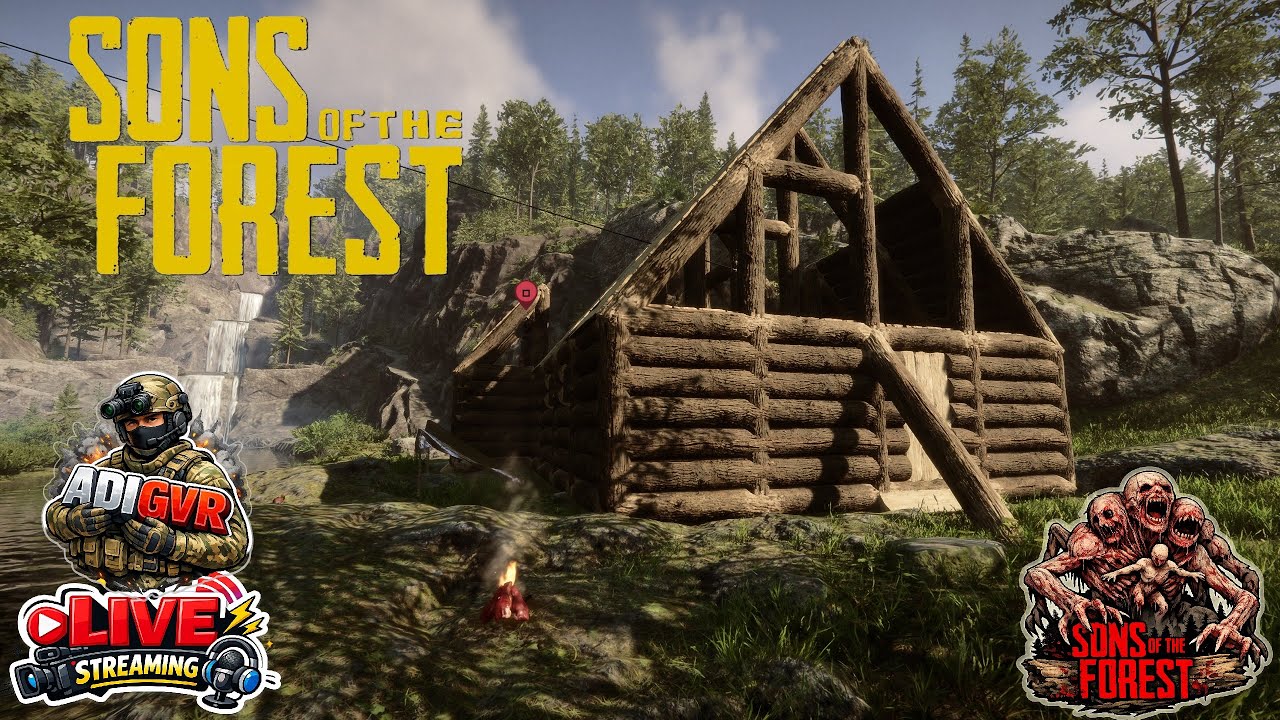 🔴LIVE. SONS OF THE FOREST,  FACEM ACOPERISUL!