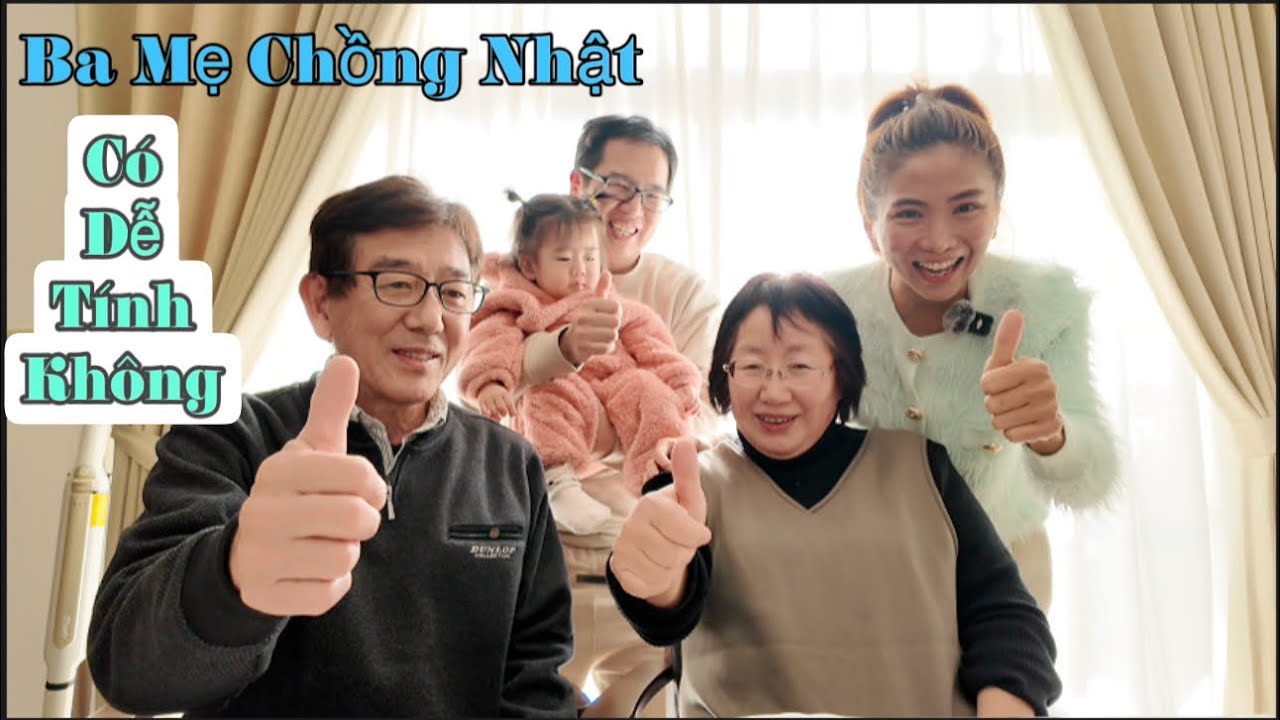 Vừa sang Nhật ba Suke dẫn hai  mẹ con đến nhà chào hỏi  ông bà nội