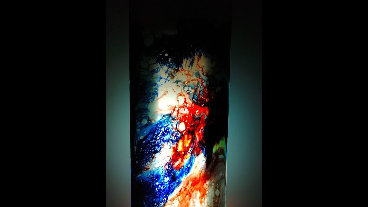 How To Make amazing Lampshade from epoxy resin | epoxy art
