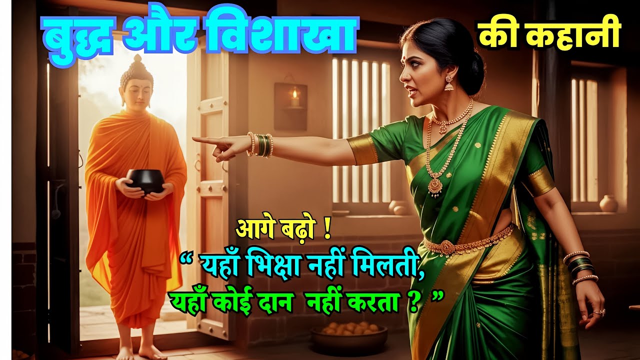 तथागत बुद्ध और महादानी विशाखा | गौतम बुद्ध कि अग्र उपासिका | बौद्ध भिक्षुणी विशाखा की कहानी