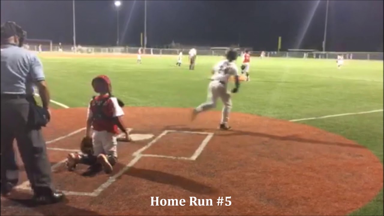 Kid Hits 5 Home Runs IN A ROW during Baseball Tournament! Earns 11U Tournament MVP